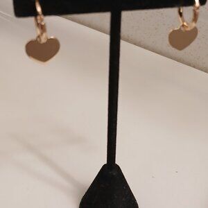 UltraFine 950 Silver Heart Motif Earrings